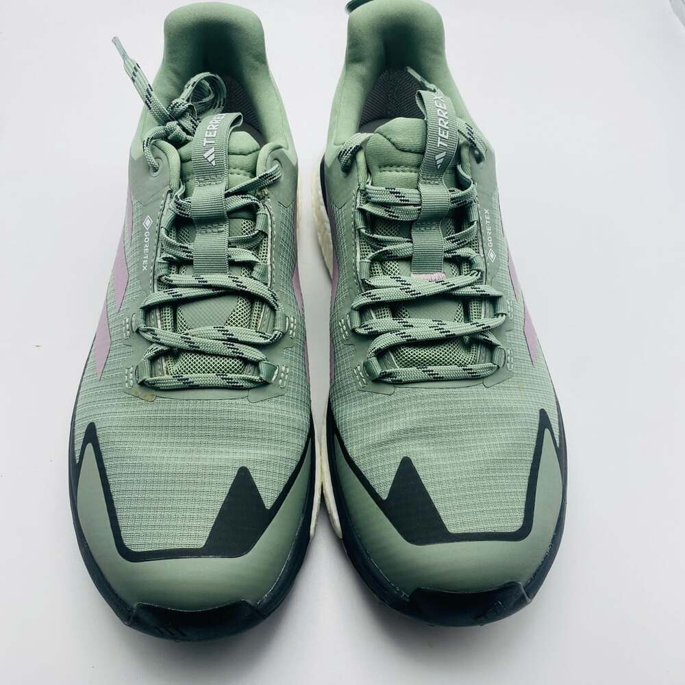 adidas Terrex Free Hiker 2.0 Low GTX Hiking Shoes Size 9.5 Green(R1007)